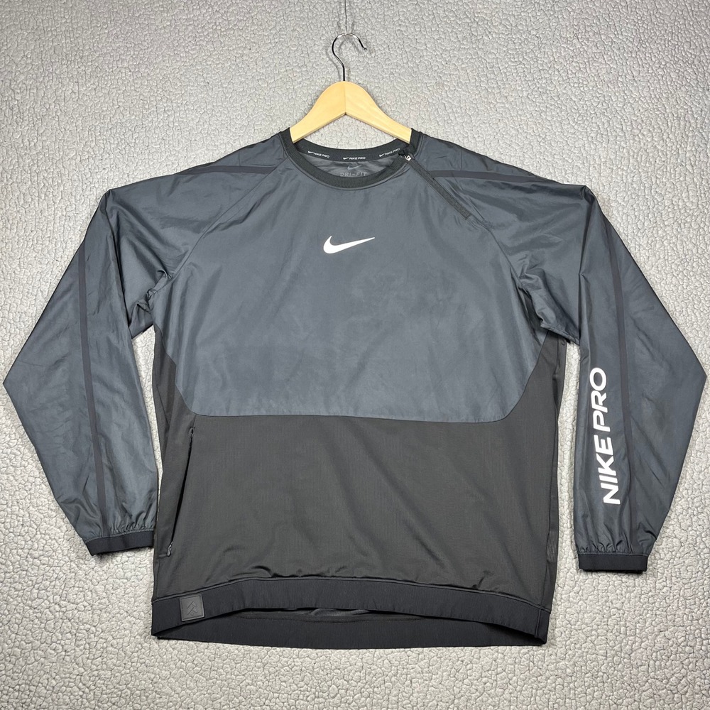 Nike Pro Dri-FIT Mens Loose Fit Training Top Black Size Large CJ6962-010